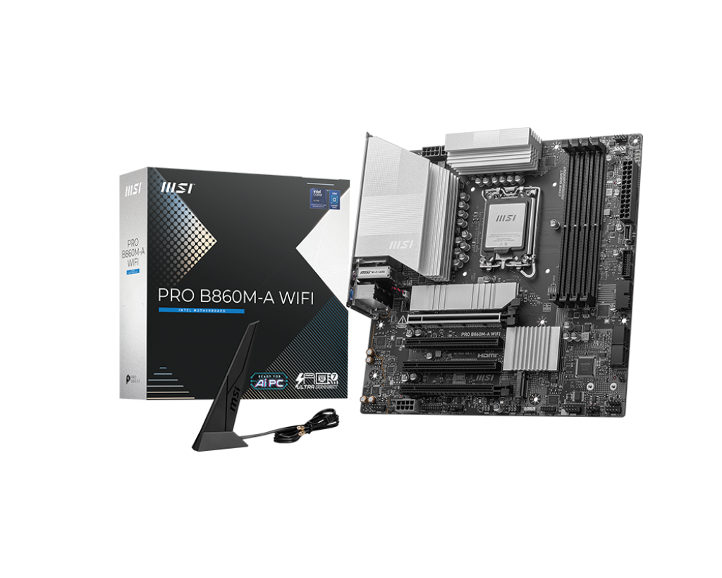 اللوحة الأم MSI برو B860M-A WIFI مقبس LGA 1851 إنتل - DDR5