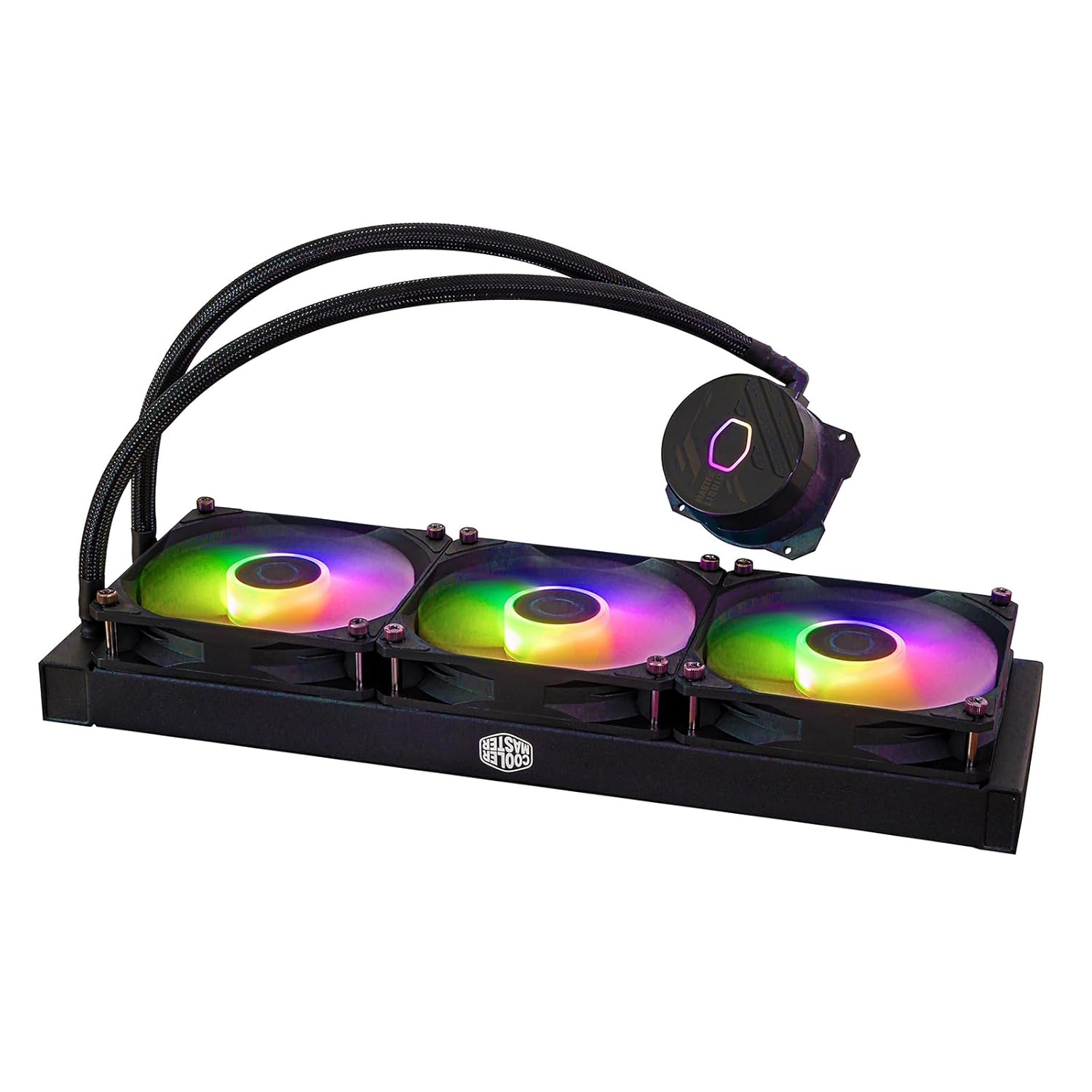 CoolerMaster MasterLiquid 360L Core ARGB Liquid Cooler - Black | RAIQ