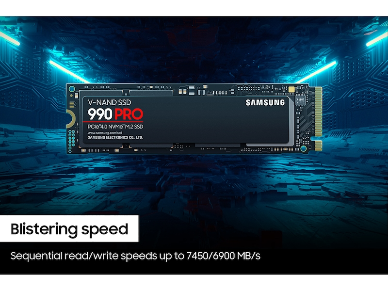 Samsung 990 PRO PCIe 4.0 NVMe M.2 SSD