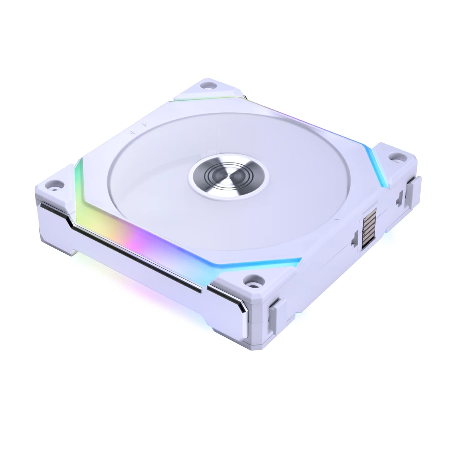 مراوح ليان لي UNI SL120 V2 RGB  - مروحة واحدة بحجم 120 ملم - أبيض