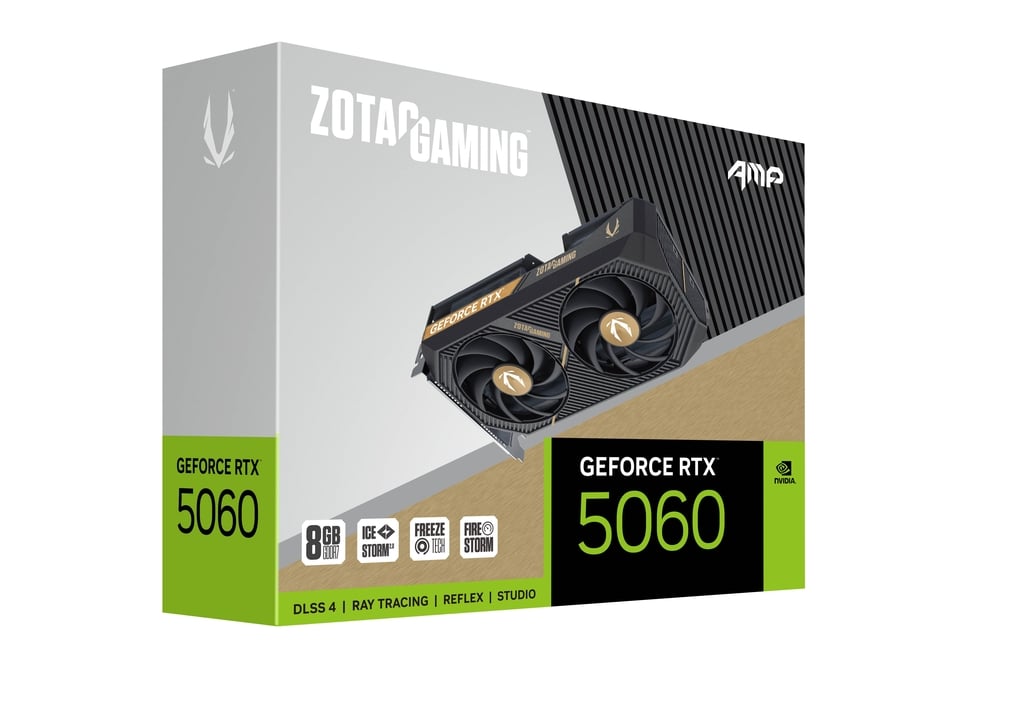 كرت الشاشة زوتاك جيمنج جيفورس RTX 5060 AMP
