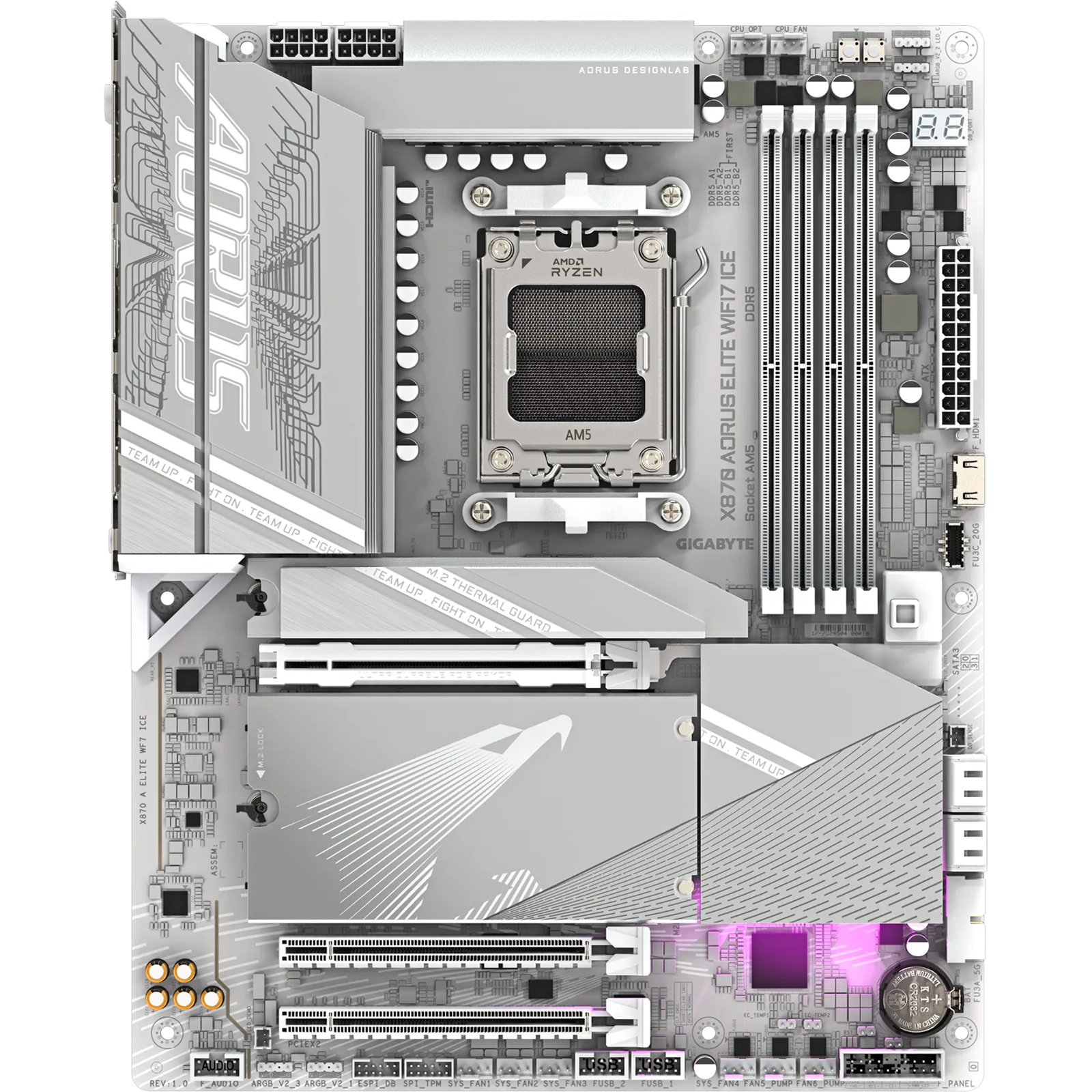Gigabyte X870 AORUS ELITE WIFI7 ICE | RAIQ