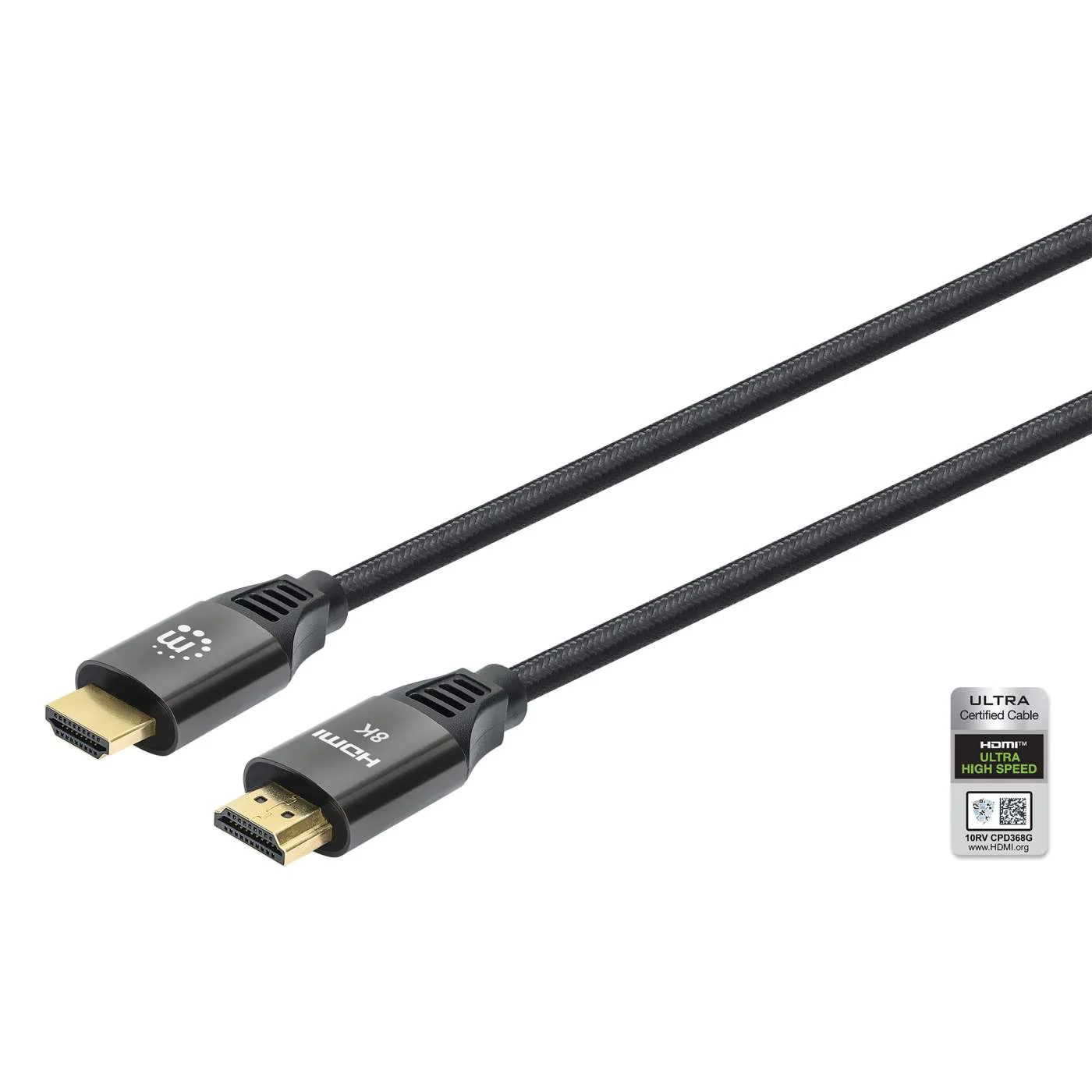 كابل HDMI 2.1 فائق السرعة Manhattan 8K - 7 أقدام 