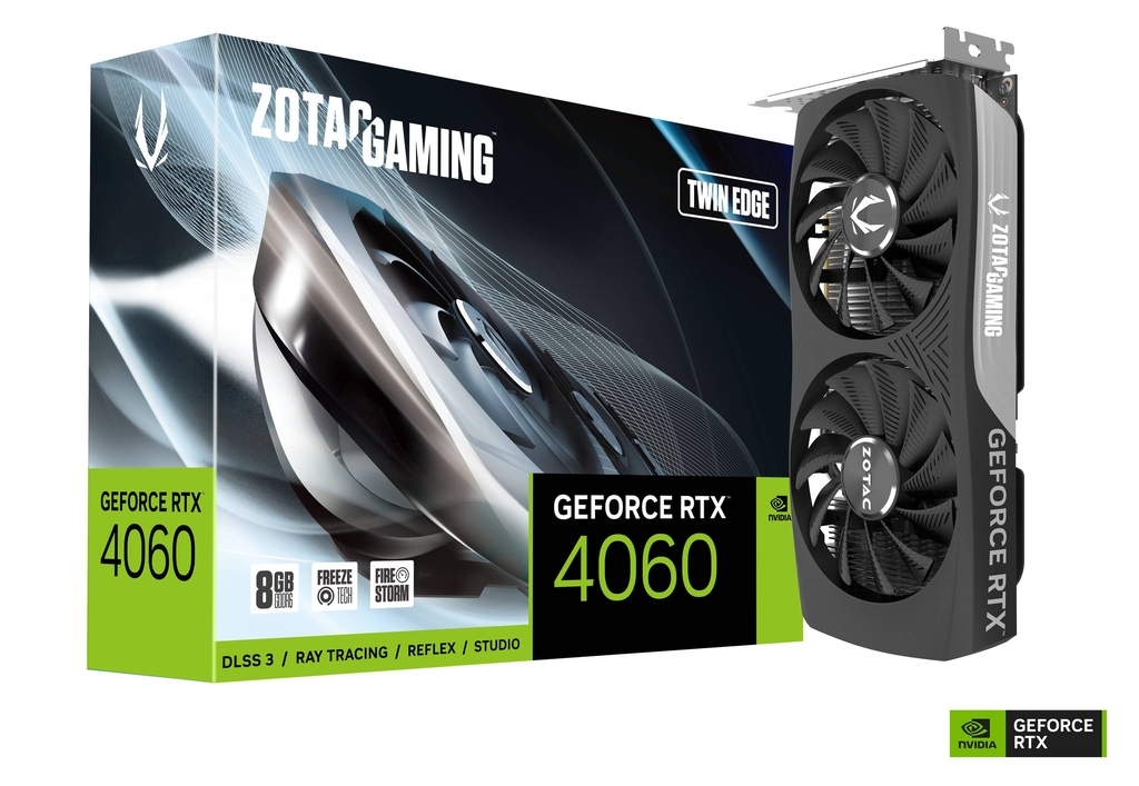 ZOTAC Gaming GeForce RTX 4060 Twin Edge 8GB - Black | RAIQ