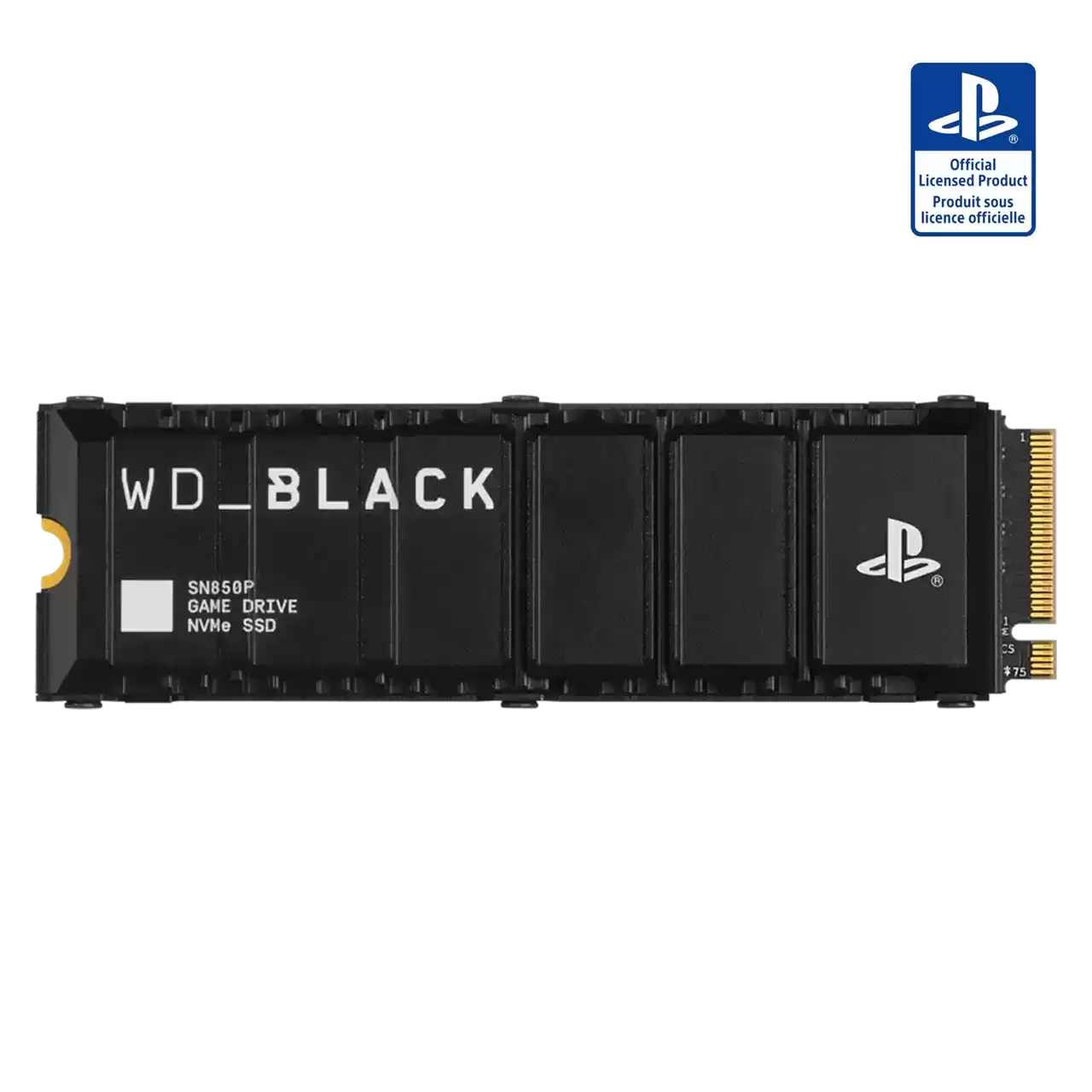 وحدة تخزين ويسترن ديجيتال SN850P NVMe SSD M.2 لبلايستيشن 5 بسعة 1 تيرابايت - 7,300MB/s قراءة - 6,300MB/s كتابة