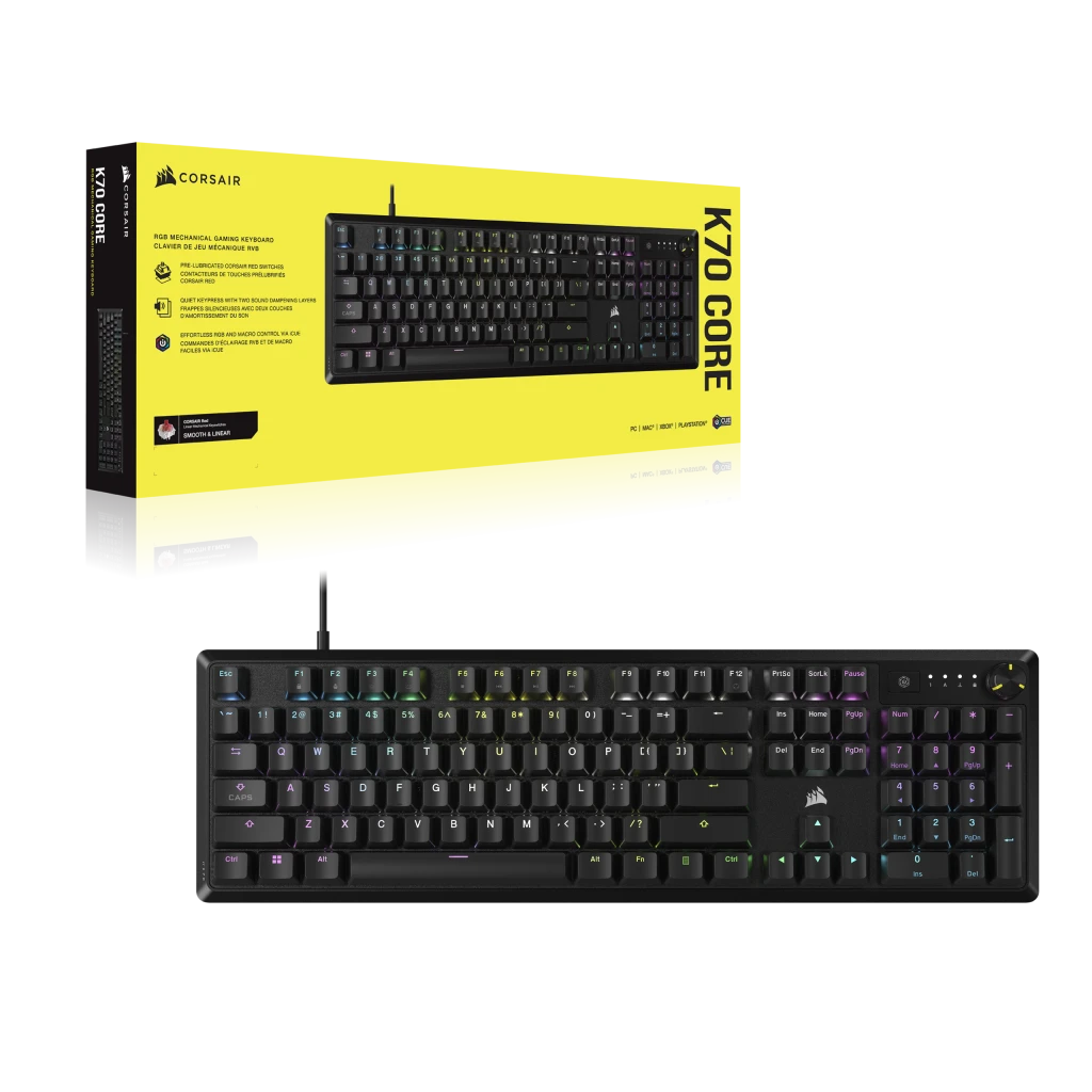Corsair K70 CORE RGB Mechanical Gaming Keyboard RAIQ