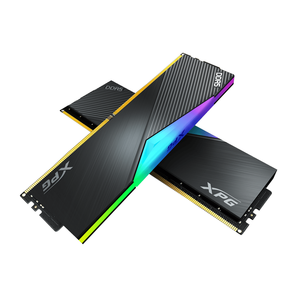 XPG DDR5-6000 32GB(16GB×2) ホワイとCL30 XPG Lancer RGB 32GB (2x16GB) 6000MHz DDR5 CL30 - Black | RAIQ