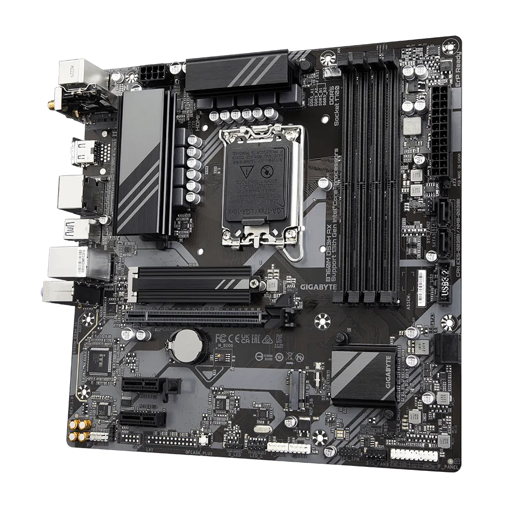 اللوحة الأم جيجابايت B760M DS3H AX - مقبس LGA1700 إنتل - DDR5