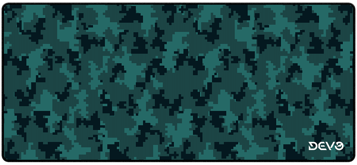 Devo Gaming Mouse Pad - Green Camo 900