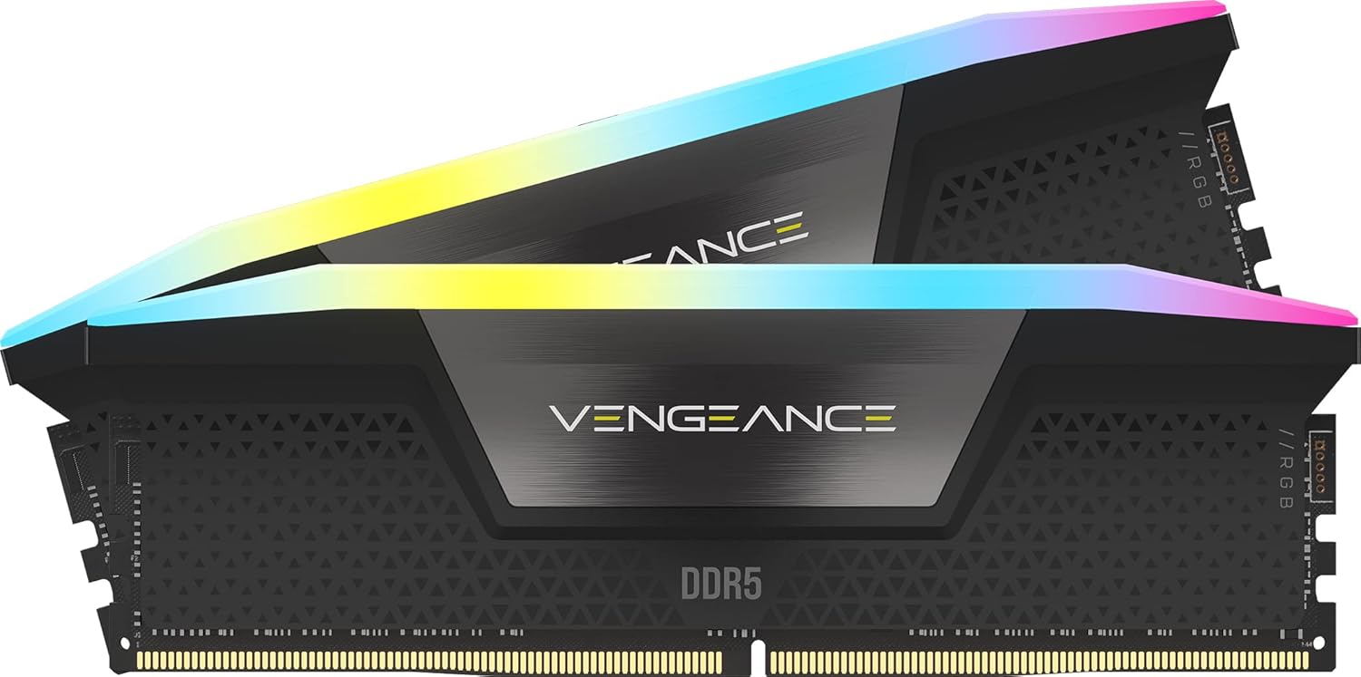 CORSAIR VENGEANCE RGB DDR5 32GB (2x16GB) 7200MHz CL34 - Black | RAIQ