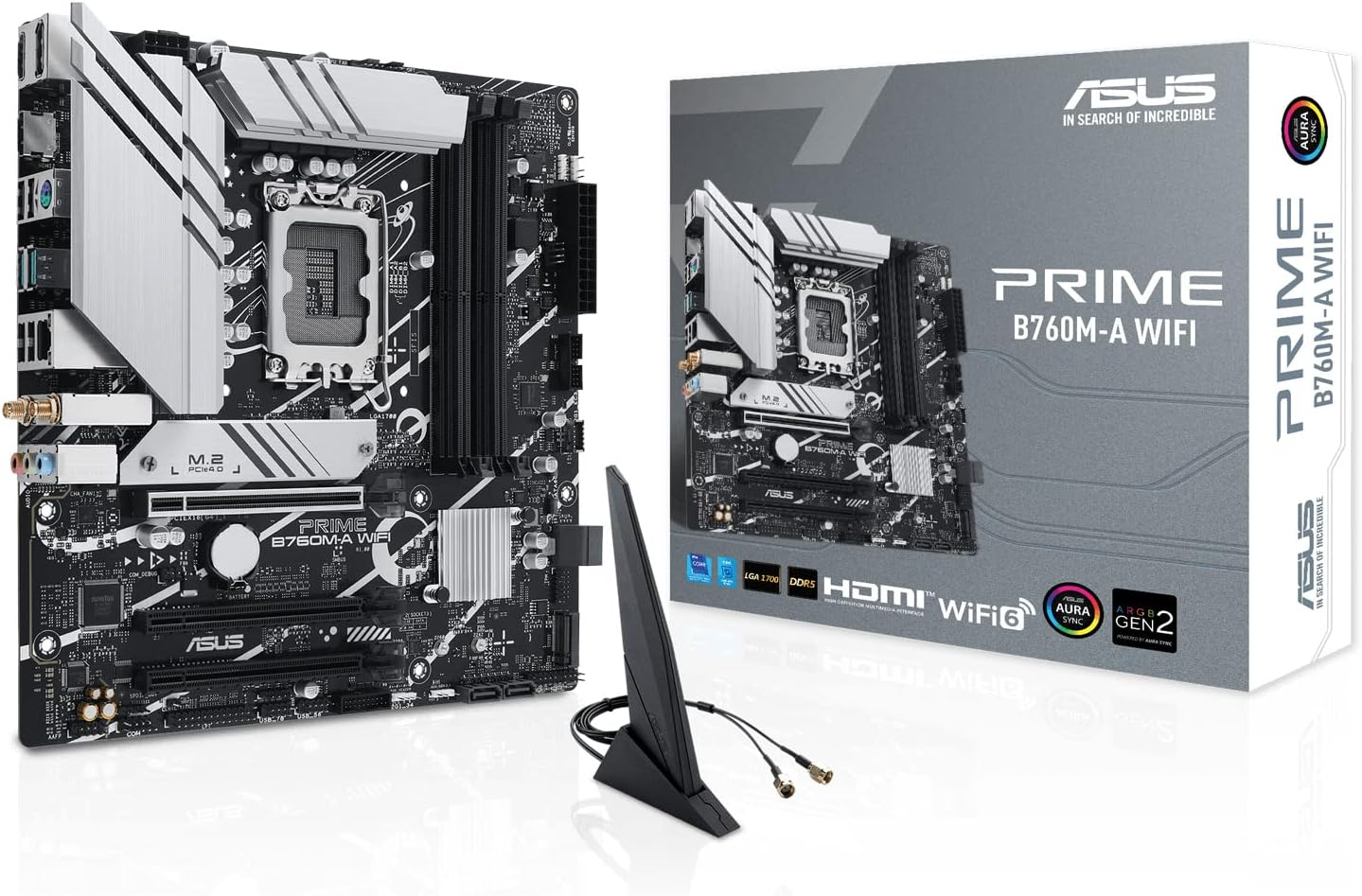 ASUS PRIME B760M-A WIFI Motherboard DDR5 - Intel | RAIQ
