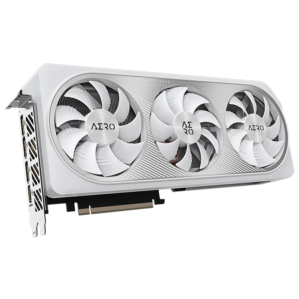 【美品】GIGABYTE RTX4070Ti SUPER AERO OCモデル GIGABYTE GeForce RTX 4070 AERO OC V2 12G Graphics Card, 3X