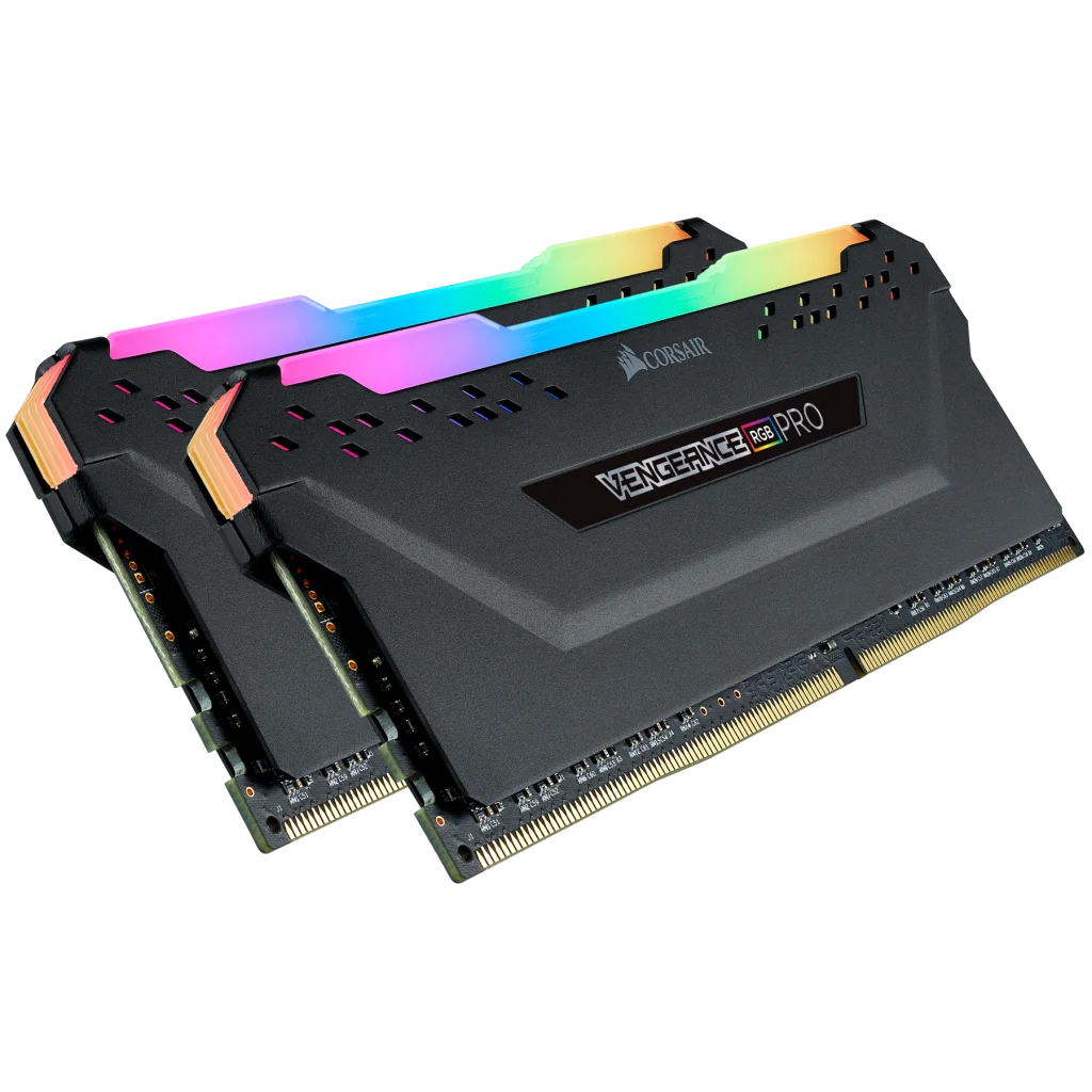 رامات كورسير فينجينس RGB DDR4 بسعة 16 جيجابايت (2×8) بسرعة 3200 ميجاهرتز - CL16 - أسود
