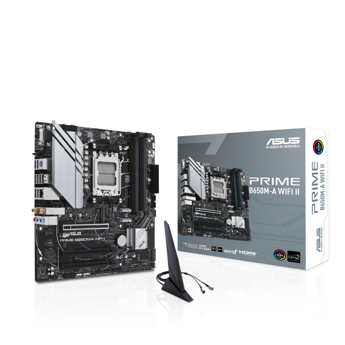 اللوحة الأم أسوس برايم B650M-A WIFI مقبس AM5 - AMD DDR5