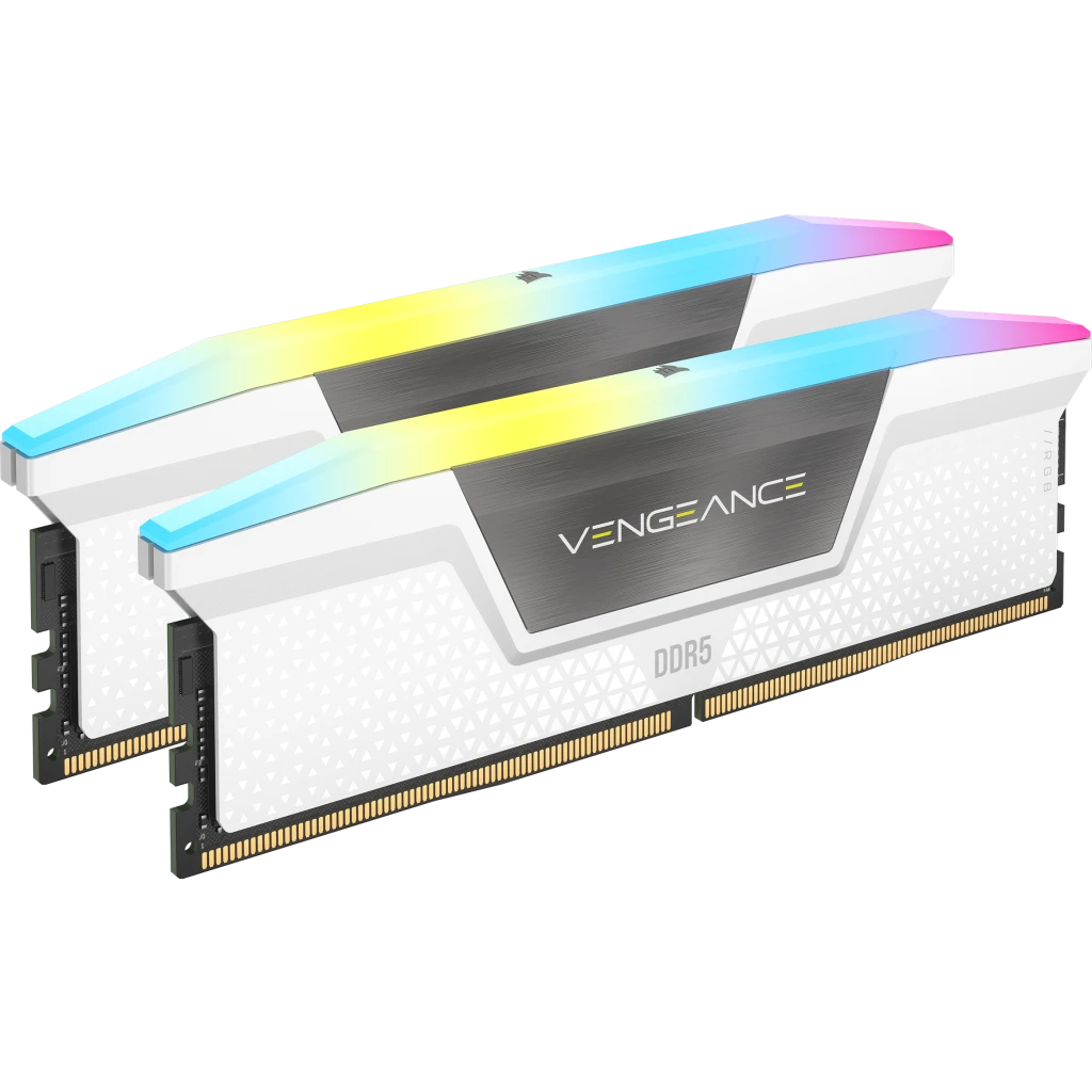 CORSAIR VENGEANCE RGB DDR5 32GB (2x16GB) 6000MHz CL36 - White | RAIQ