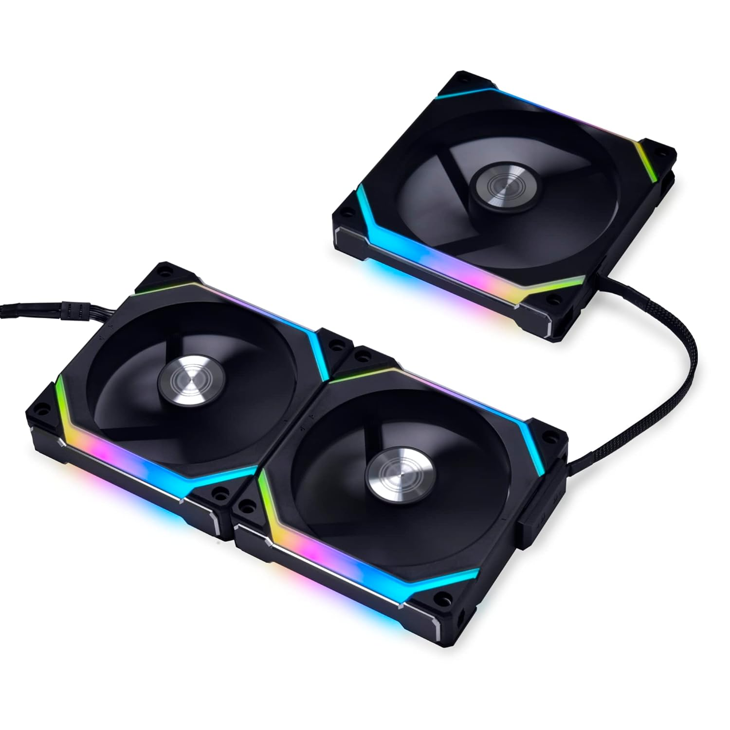 Lian Li UNI Fans SL120 V2 RGB 120mm - Triple Pack With Controller