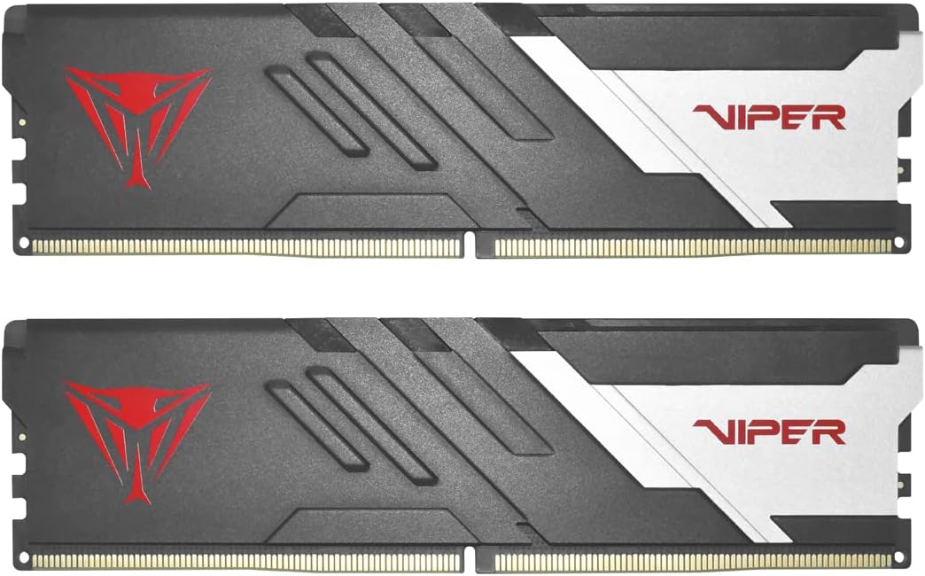 رامات باتريوت فايبر فينوم RGB DDR5 بسعة 32 جيجابايت (2x16) بسرعة 6000 ميجاهرتز - CL36 - اسود