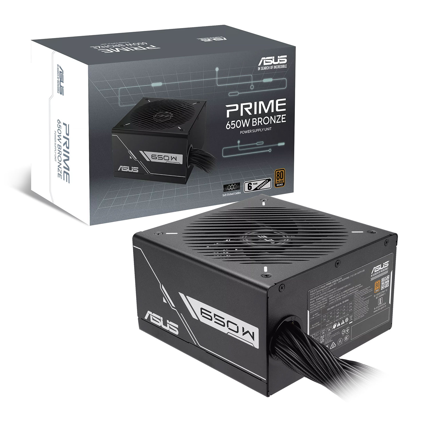 ASUS TUF Gaming 850W 80+ Gold Fully Modular Power Supply - Black