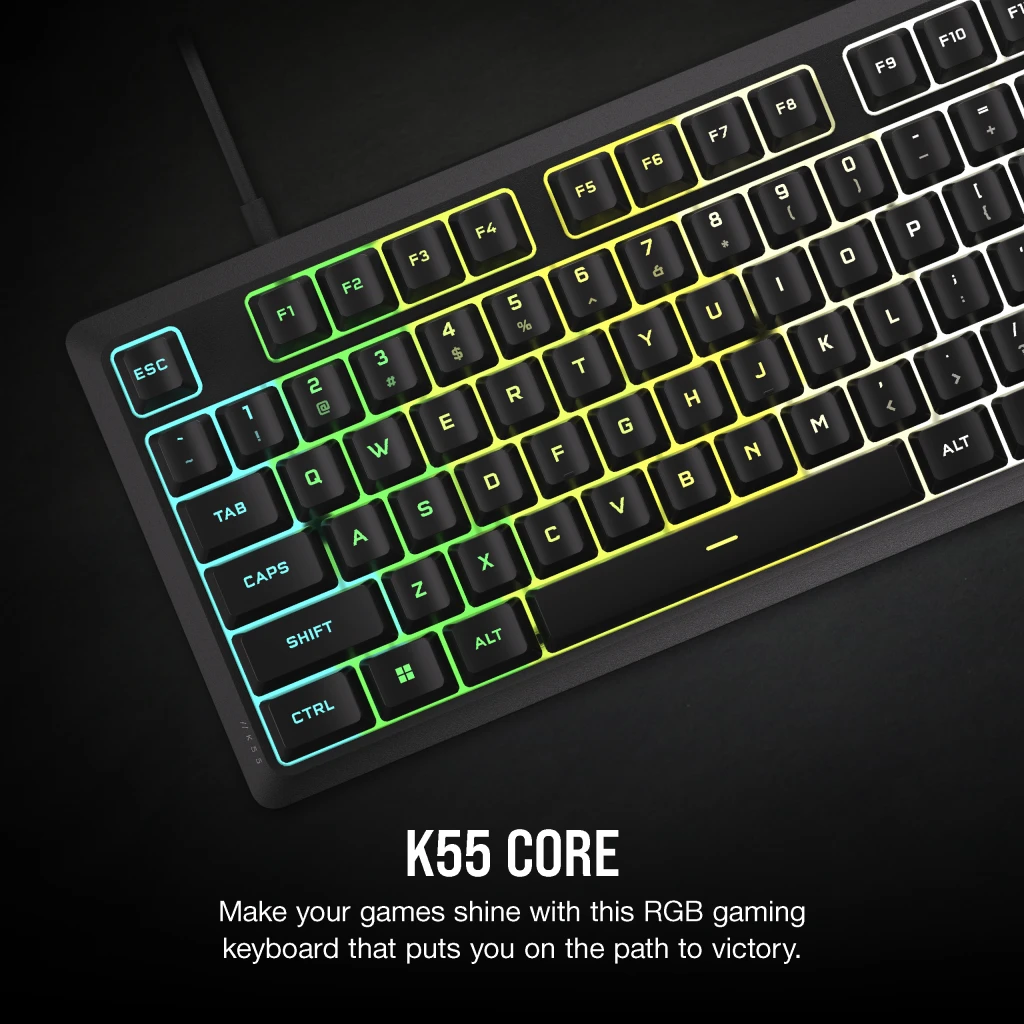 Corsair K55 CORE RGB Wired Gaming Keyboard