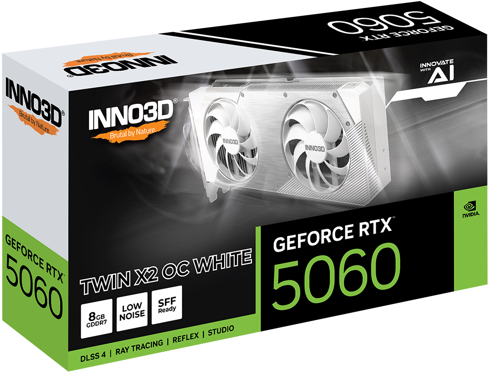 كرت الشاشة INNO3D جيفورس rtx 5060 تواين