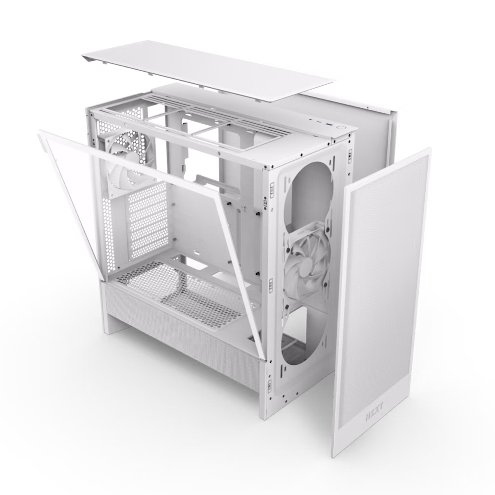 NZXT H5 Flow 2024 Edition Compact Mid-Tower ATX Airflow Case 
