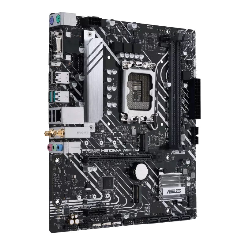  ASUS PRIME H610M-A WIFI D4 2DDR4 1XPCIE 4.0 X16 2XM.2 4XSATA