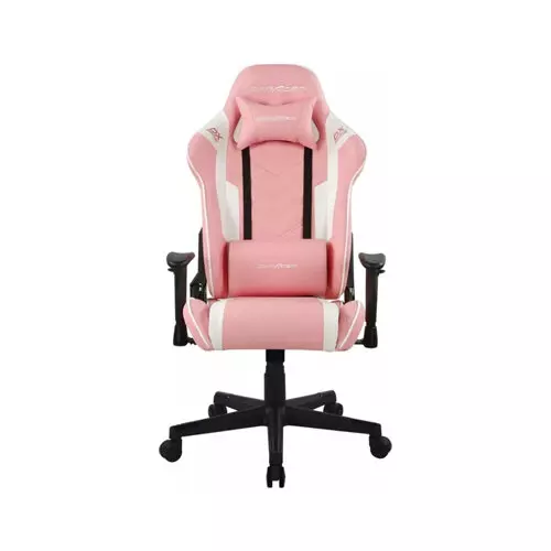 DXRacer P132 Prince Series Gaming Chair - Pink / White