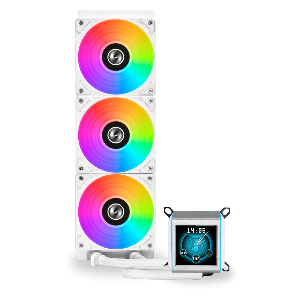 Lian Li Galahad II LCD 360 ARGB Liquid Cooler White | RAIQ