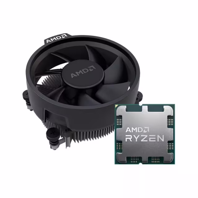 معالج رايزن 5 7500F من AMD سرعة أساسية 3.7 جيجاهرتز مع 6 أنوية - 12 ثريد
