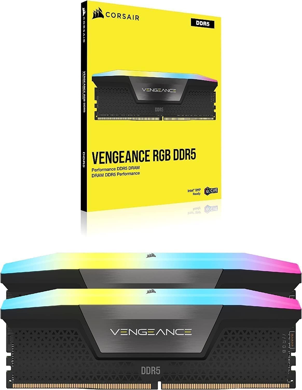 CORSAIR VENGEANCE RGB DDR5 32GB (2x16GB) 6400MHz CL36 - White | RAIQ