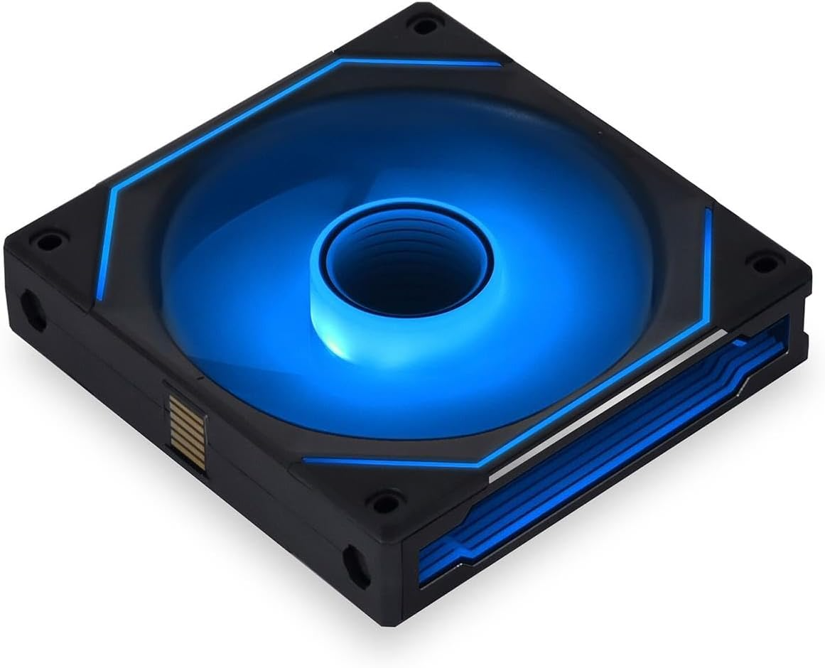 مروحة ليان لي UNI SL-Infinity RGB ARGB - بحجم 120 ملم  - مروحة واحدة - أسود