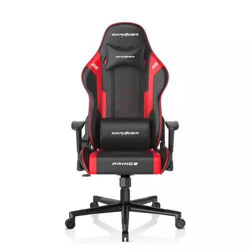 DXRacer P132 Prince Series Gaming Chair - Black / Red