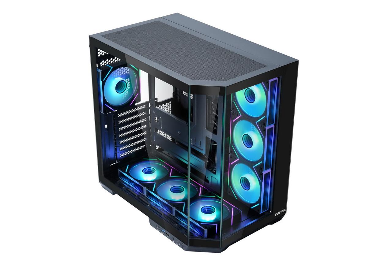 EGEIRA CASE SENTRY 7 Fans ARGB - Black