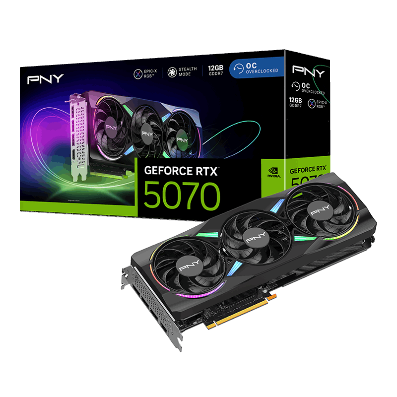 PNY GeForce RTX™ 5070 EPIC-X