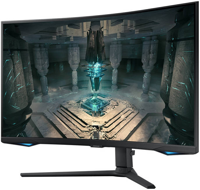 شاشة الألعاب Samsung Odyssey G6، شاشة VA مقاس 32 بوصة بدقة QHD، معدل تحديث 240 هرتز، زمن استجابة 1 مللي ثانية