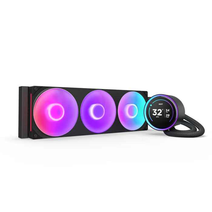 NZXT Kraken Elite 360 RGB 360mm AIO w/ IPS LCD & RGB - Black