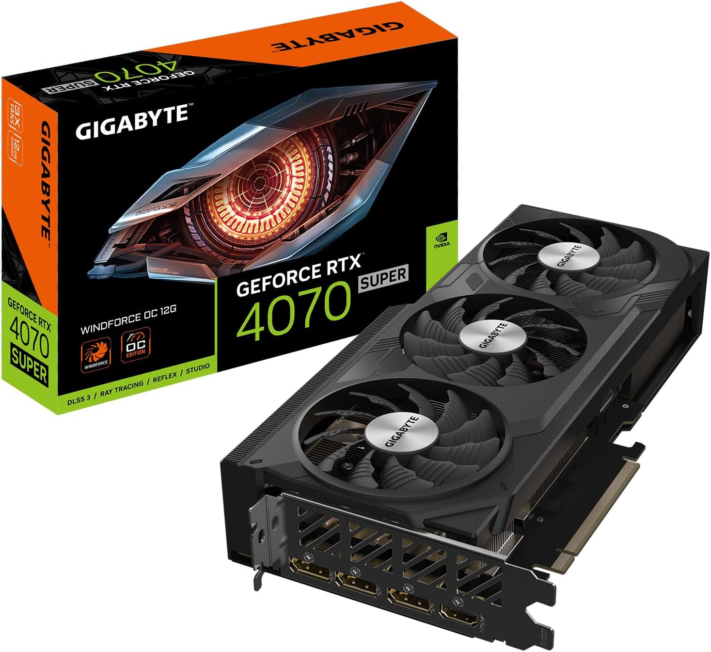 GIGABYTE GeForce RTX 4070 Super WINDFORCE OC 12G GDDR6X Graphics