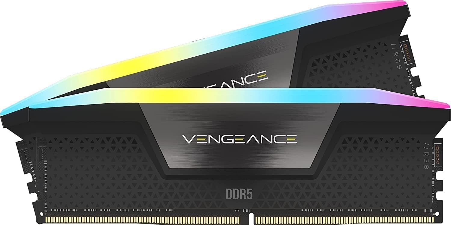 CORSAIR VENGEANCE RGB DDR5 32GB (2x16GB) 7200MHz CL34 - Black | RAIQ
