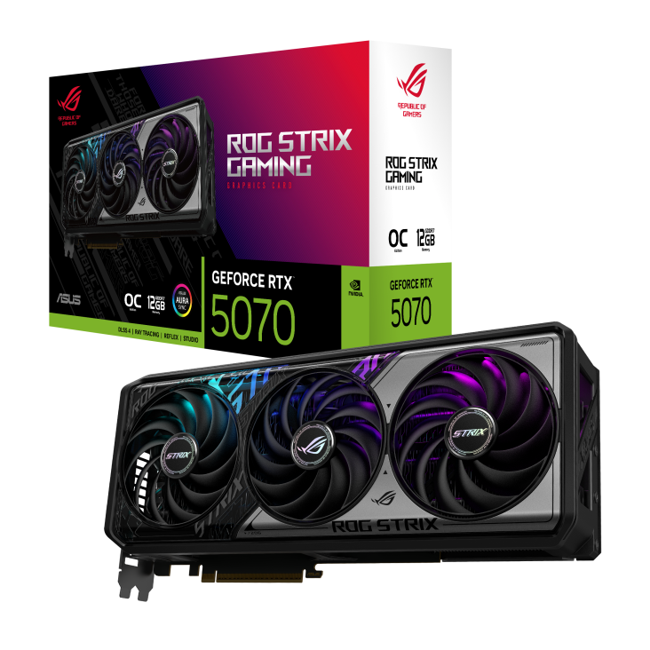 ASUS ROG Strix GeForce RTX™ 5070 12GB GDDR7 OC Edition Graphics Card