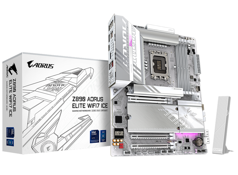 اللوحة الأم جيجابايت Z890 أوروس إيليت  WIFI7 DDR5 أيس - مقبس LGA 1851 إنتل - DDR5