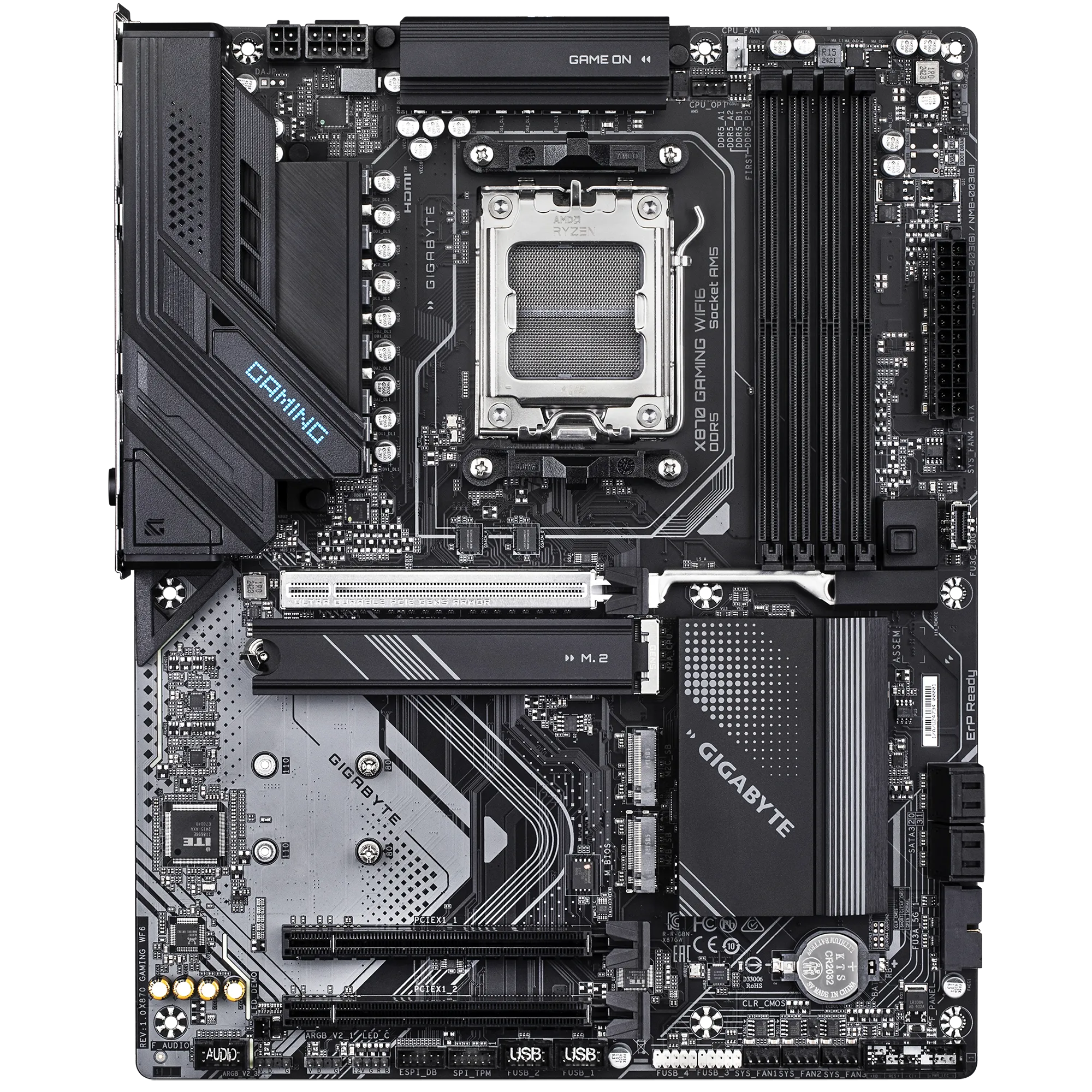 اللوحة الأم جيجابايت X870 جيمينج DDR5 WIFI6  