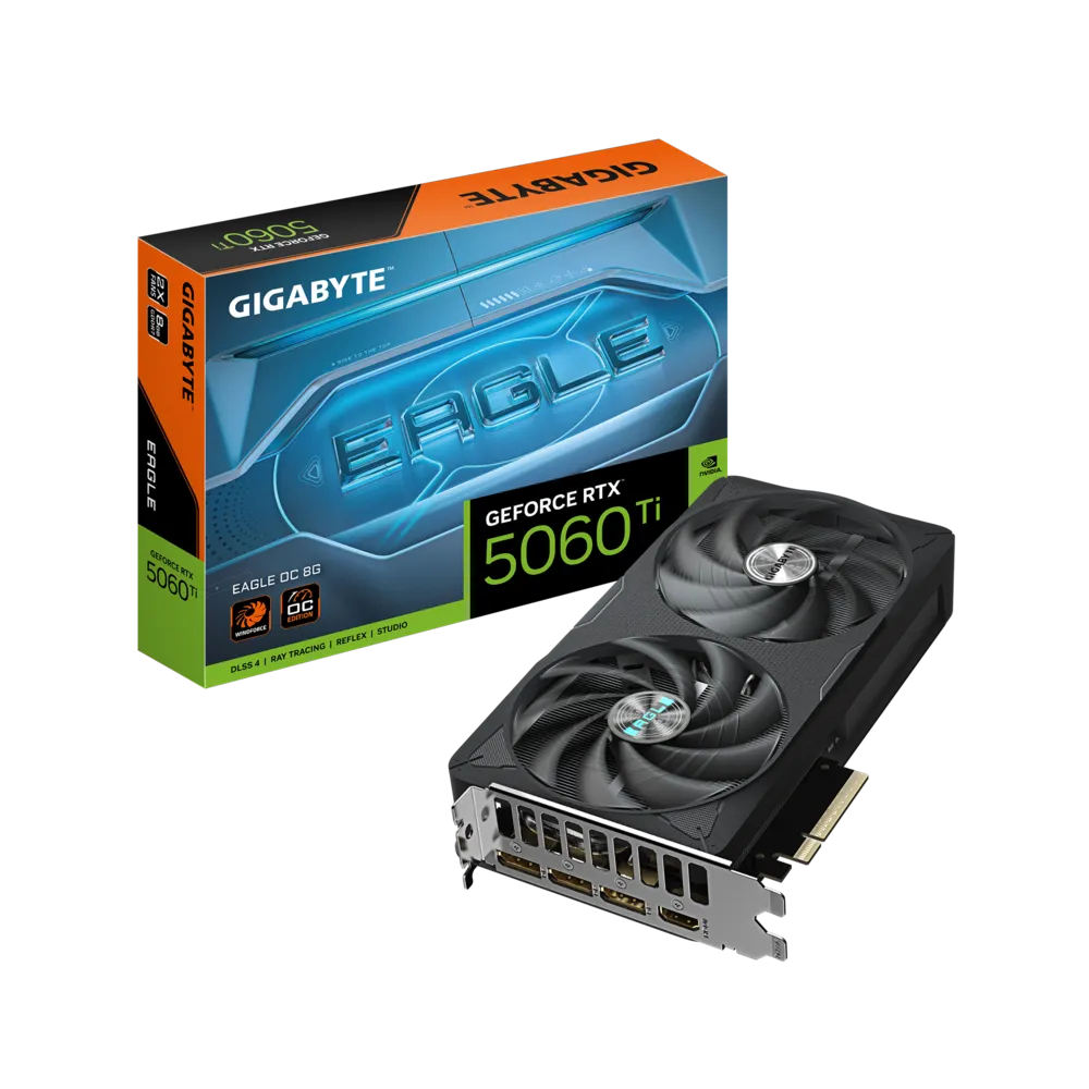 GIGABYTE GeForce RTX™ 5060 Ti EAGLE OC 8GB GDDR7 Graphic Card | RAIQ