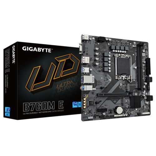 اللوحة الأم جيجابايت B760M E (rev. 1.0) - مقبس LGA 1700 إنتل - DDR5