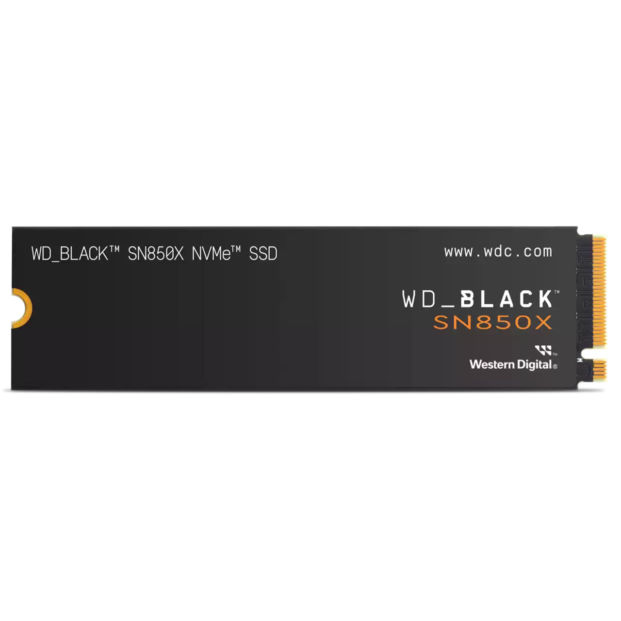 وحدة تخزين SSD ويسترن ديجيتال بلاك SN850X PCIe4 NVMe M.2 بسعة 2 تيرابايت - سرعات 7300MB/s قراءة - 6600 MB/s كتابة