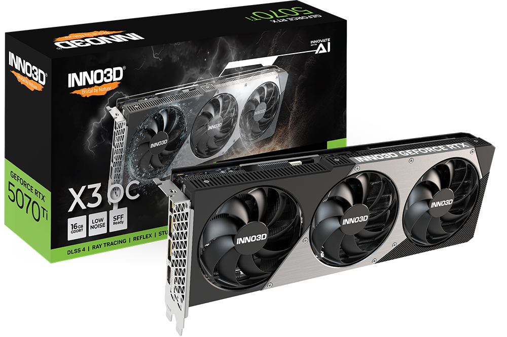 INNO3D GeForce RTX™ 5080 X3 16GB GDDR7 Graphics card | RAIQ